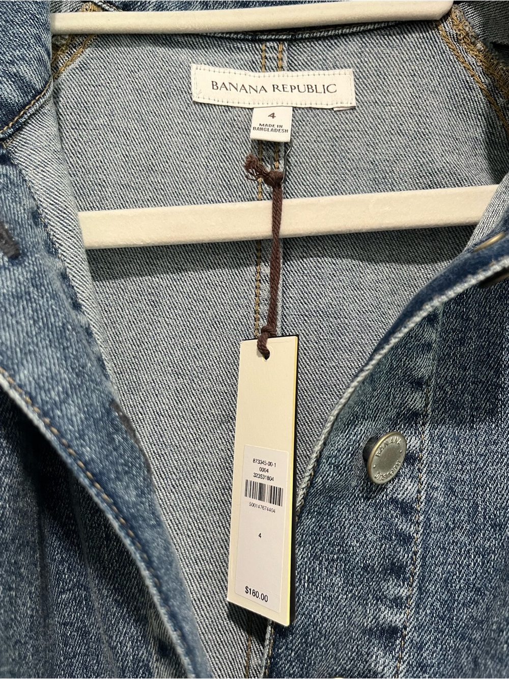 Banana Republic Blue Denim Button-Down Mini Dress - Picture 7 of 7